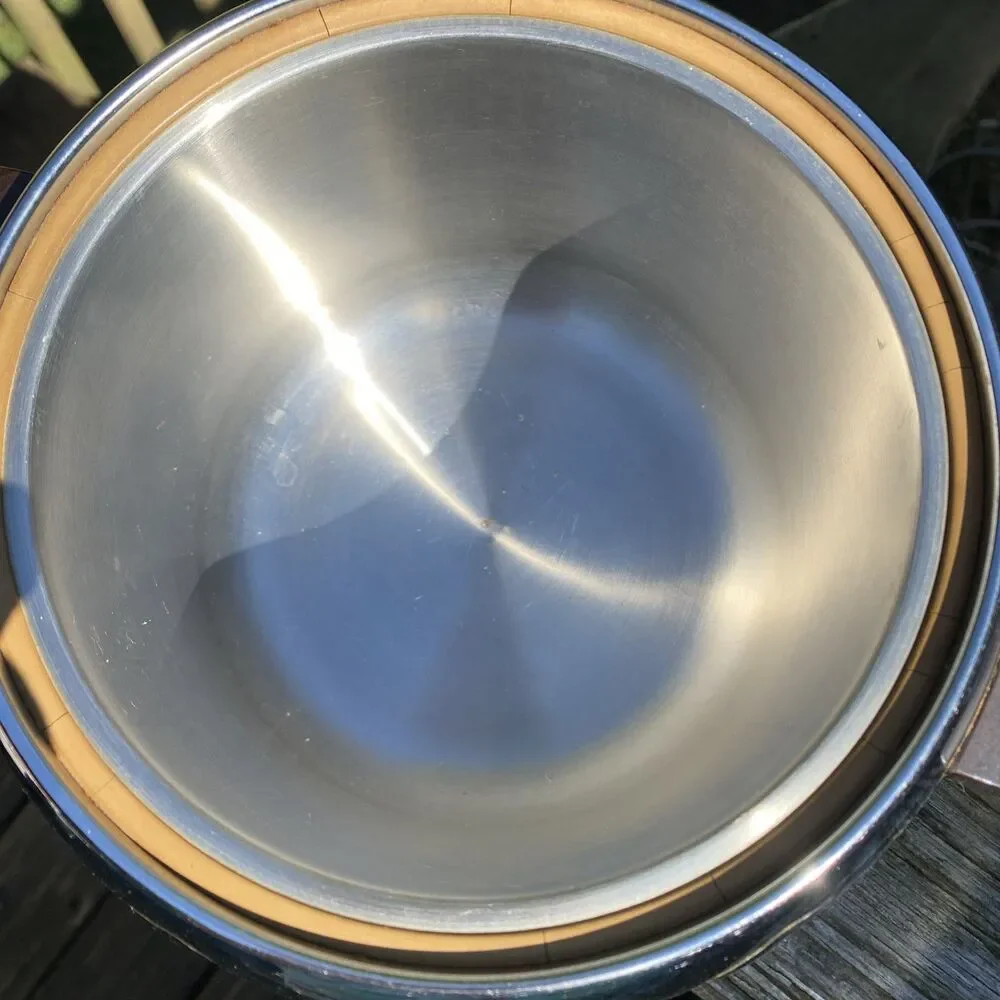 Vtg West Bend Penguin Hot Cold Server Insulated Ice Bucket Bakelite Handles MCM